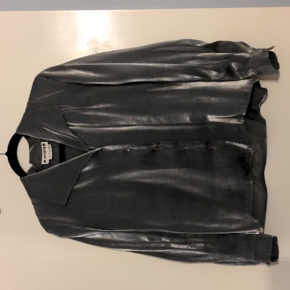 Vintage silver blouse